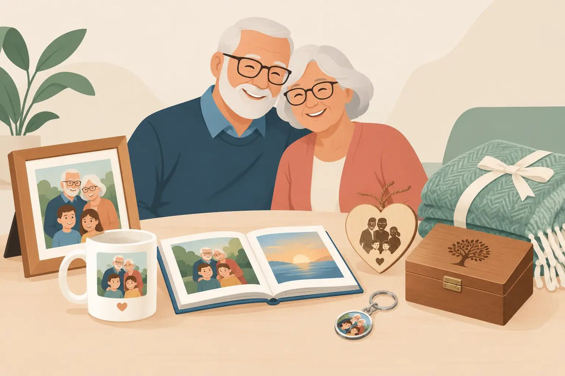 12 Top Personalised Keepsakes for Grandparents - Charlie's Drawings