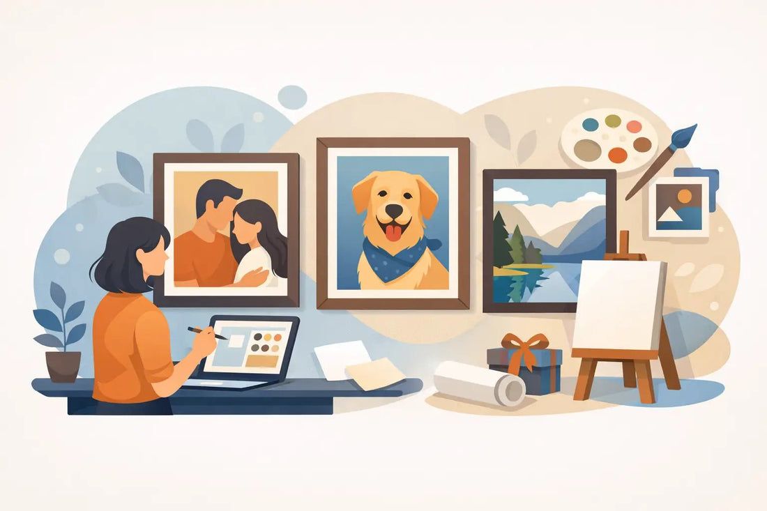 A Guide to Ordering Personalised Artwork - Charlie's Drawings