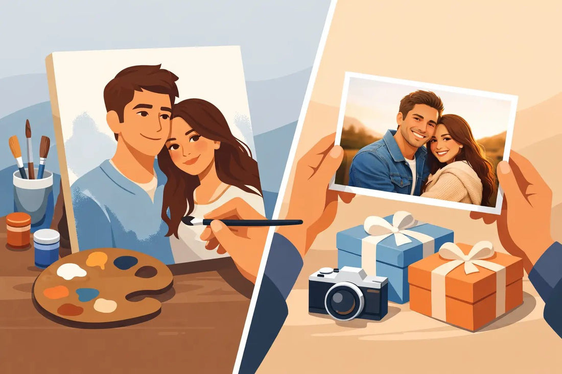 Custom Portrait vs Photo Print: Which Gift Wins? - Charlie's Drawings