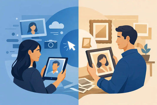 Digital or Printed Portrait? How to Choose - Charlie's Drawings