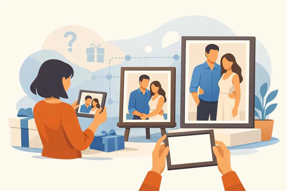 How to Choose the Right Portrait Size for a Gift - Charlie's Drawings