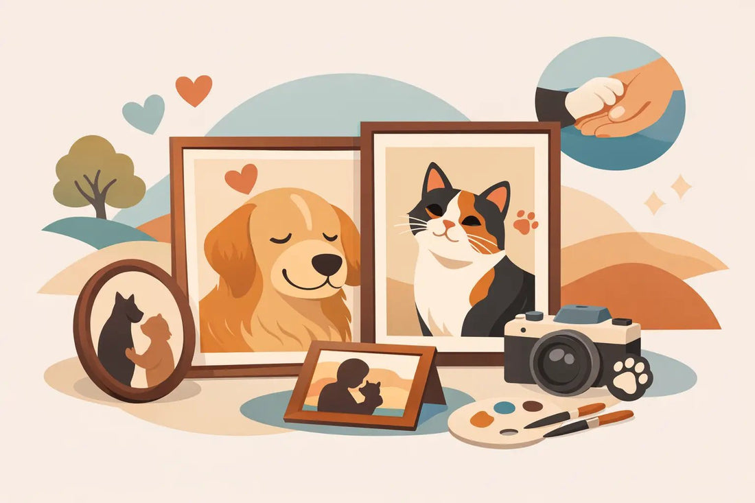 Pet portrait ideas that mean more - Charlie's Drawings