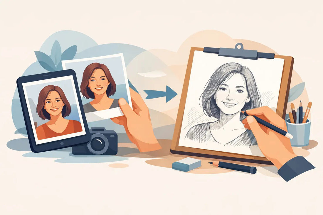 Why hand drawn portraits from photos matter - Charlie's Drawings
