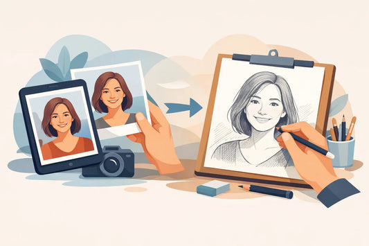 Why hand drawn portraits from photos matter - Charlie's Drawings