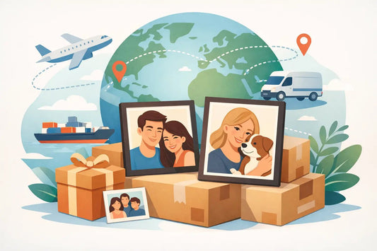 Worldwide Shipping Portrait Gifts That Feel Personal - Charlie's Drawings