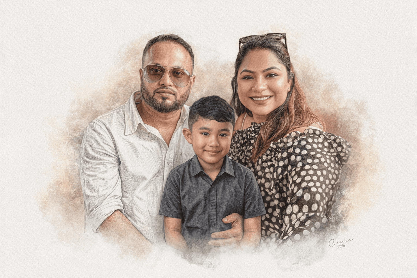 Create a Portrait They’ll Keep Forever - Charlie's Drawings
