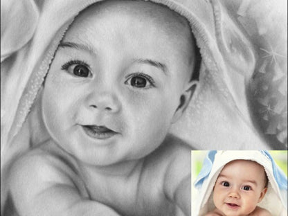 Black & White Pastel Shade 🇬🇧 70 x 100 cm Portraits - charliesdrawings