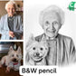 Black & White pencil 🇬🇧 50 x 70cm Portraits - charliesdrawings