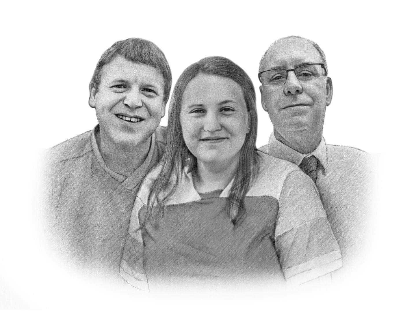 Charlie's Drawings' Emotional Family Portraits - Charlie's Drawings