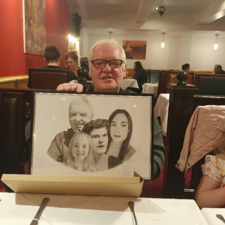 Charlie's Drawings' Emotional Family Portraits - Charlie's Drawings