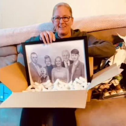 Charlie's Drawings' Emotional Family Portraits* - Charlie's Drawings