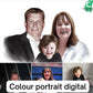 Colour Portrait Digital 🇬🇧 60cm x 80cm Portraits - charliesdrawings